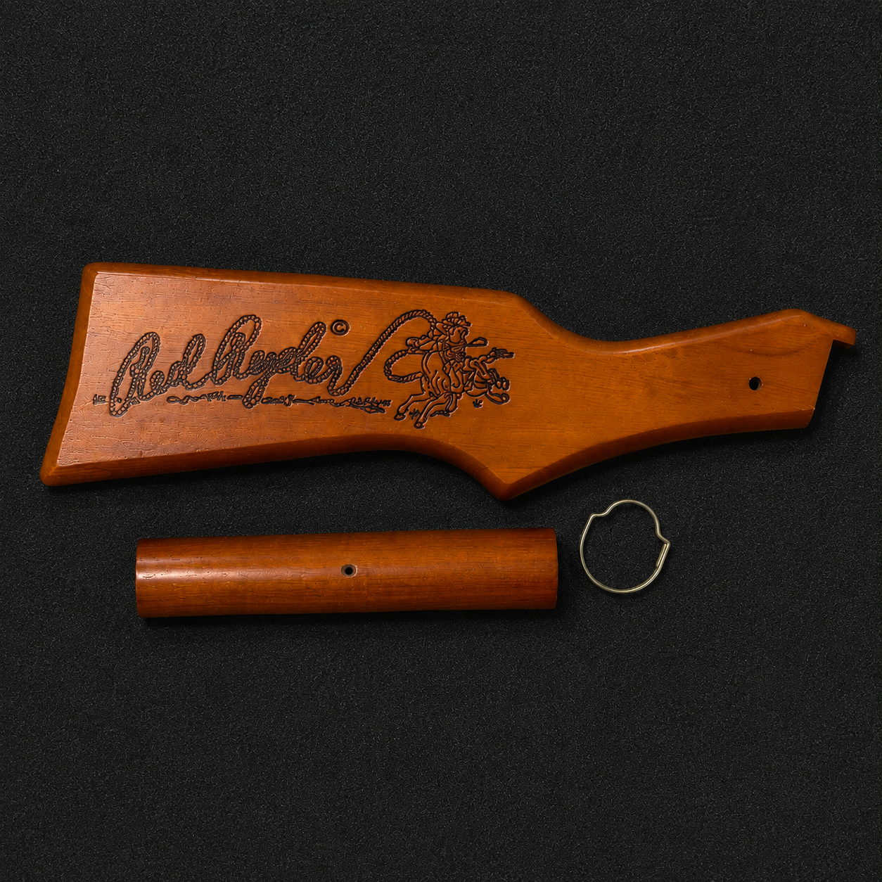 Original Daisy Red Ryder Stock, Foregrip and Ring